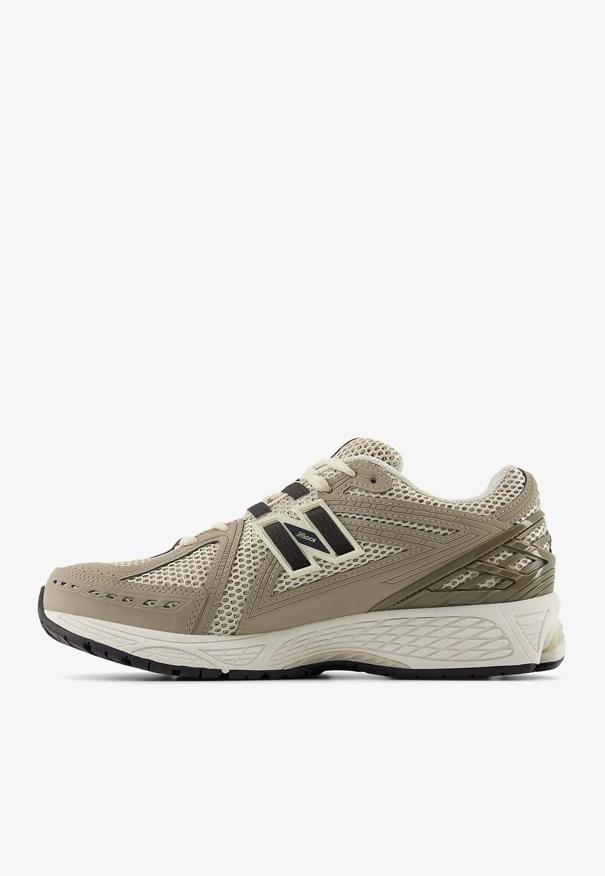 1906R Low-Top Sneakers in Arid Stone with Timberwolf and Black Cement