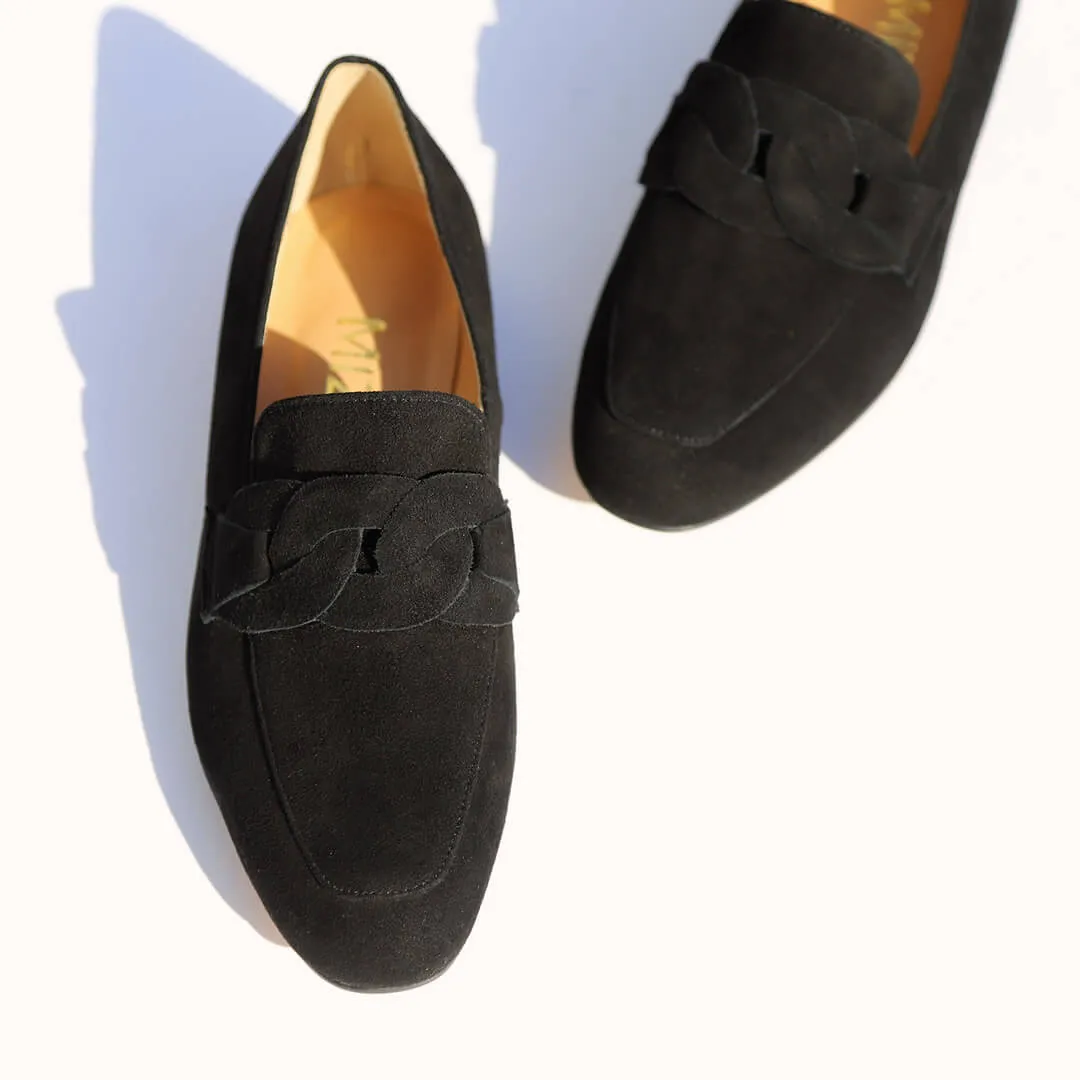 AAYWO - black suede loafer