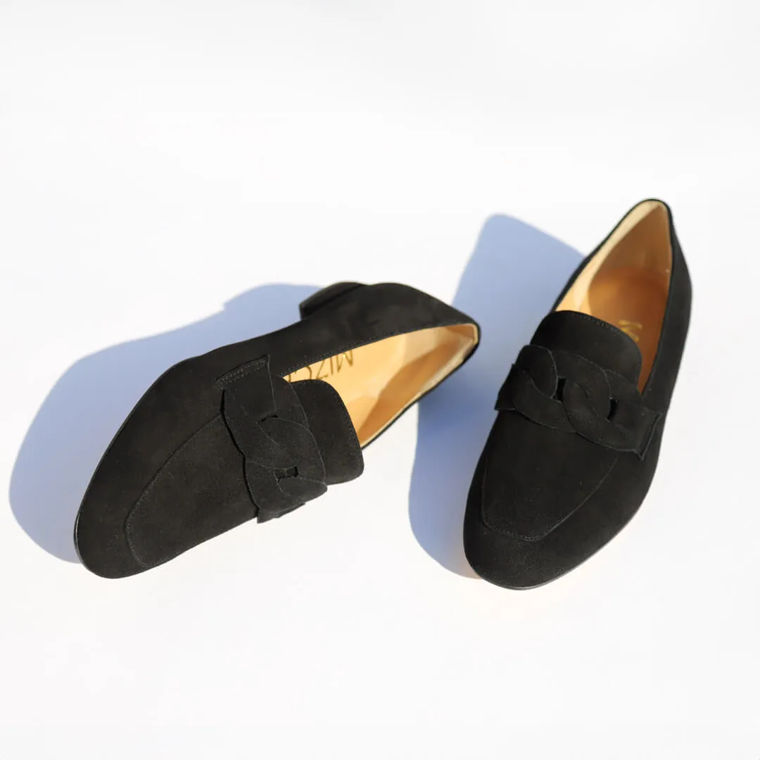 AAYWO - black suede loafer