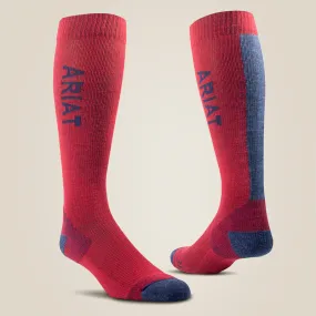 AriatTek Thaw Merino Socks Red/Navy