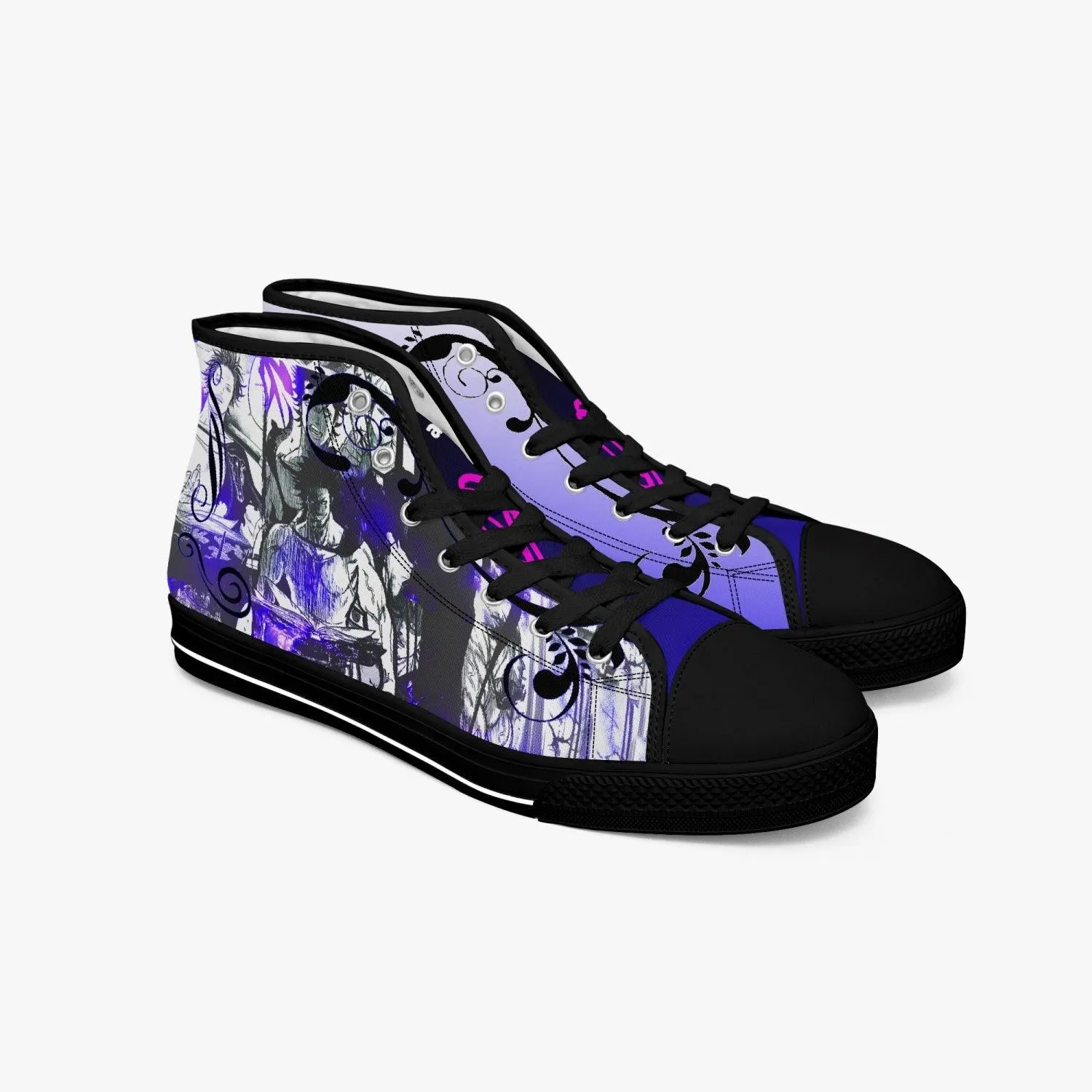 Black Clover Yami Sukehiro A-Star Mid Anime Shoes