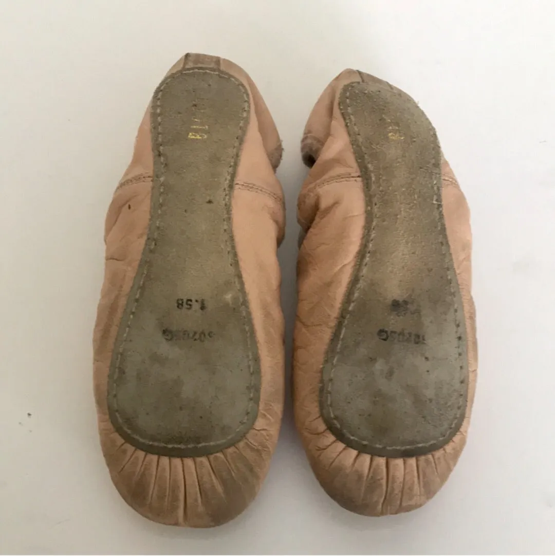 Bloch Full Sole Leather Ballet Shoes (Child Size 1.5B)- Second Hand