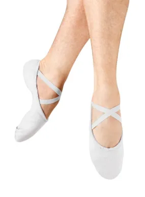 Bloch S0277M White Color Mens Pump Canvas Ballet Shoe