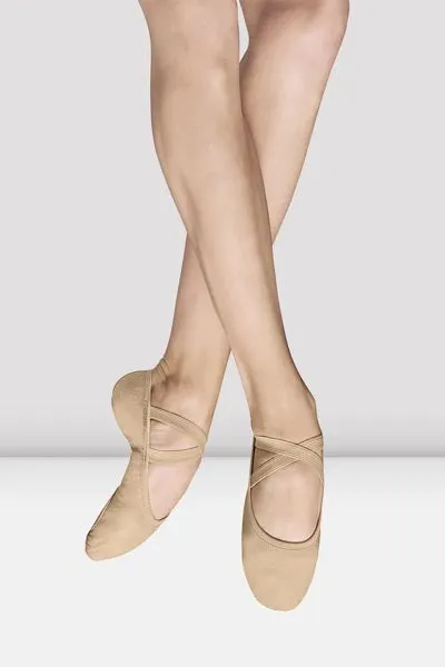 Bloch S0284M Mens Performa Sand Color Stretch Canvas Ballet Shoes