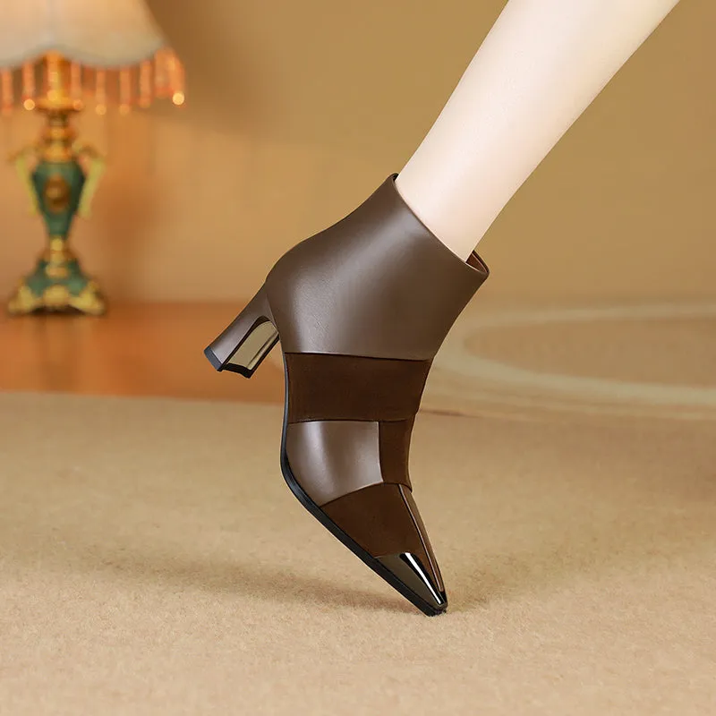 Chic Veltique Ankle Zip Boots