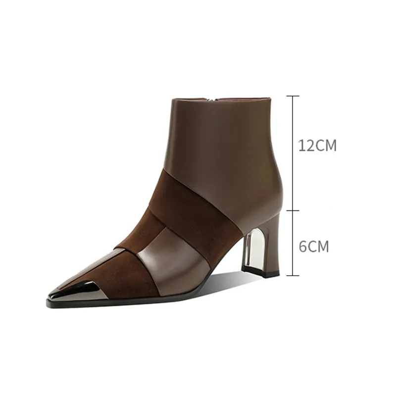 Chic Veltique Ankle Zip Boots