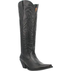 Dingo Women's Raisin Kane Western Boot in Black