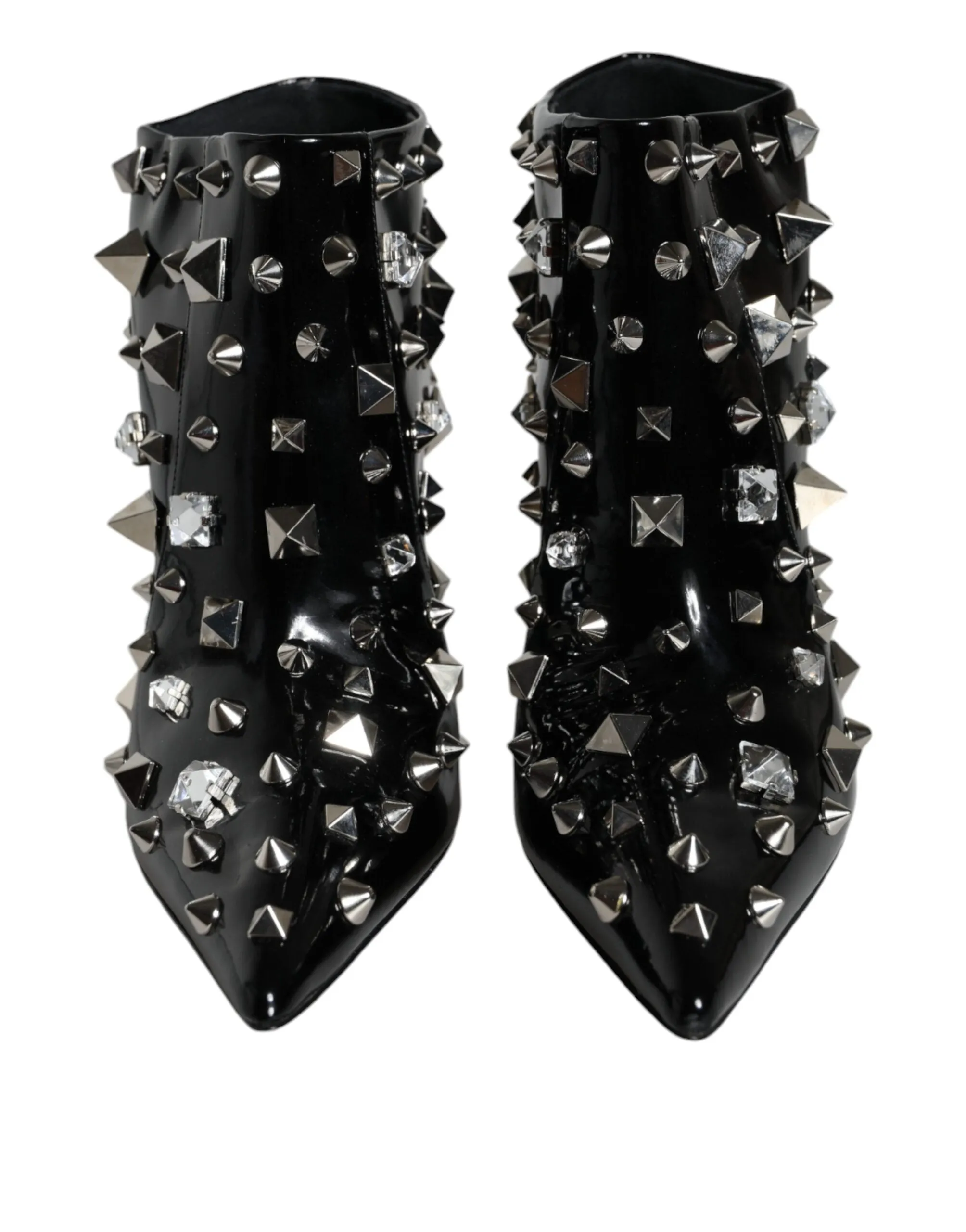 Dolce & Gabbana Crystal Studded Ankle Boots