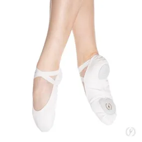 Eurotard A1004A Assemblé Split Sole Canvas Ballet Slipper - Adult - White