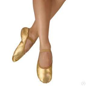 Eurotard A2001C Child Metallic Full Sole Leather Ballet Slipper