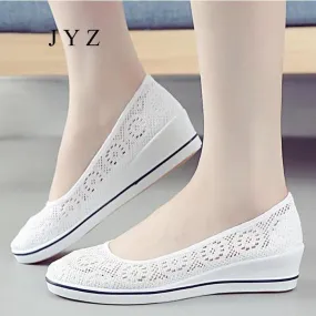 Fashion New Womens Flats Casual Soft Shoes