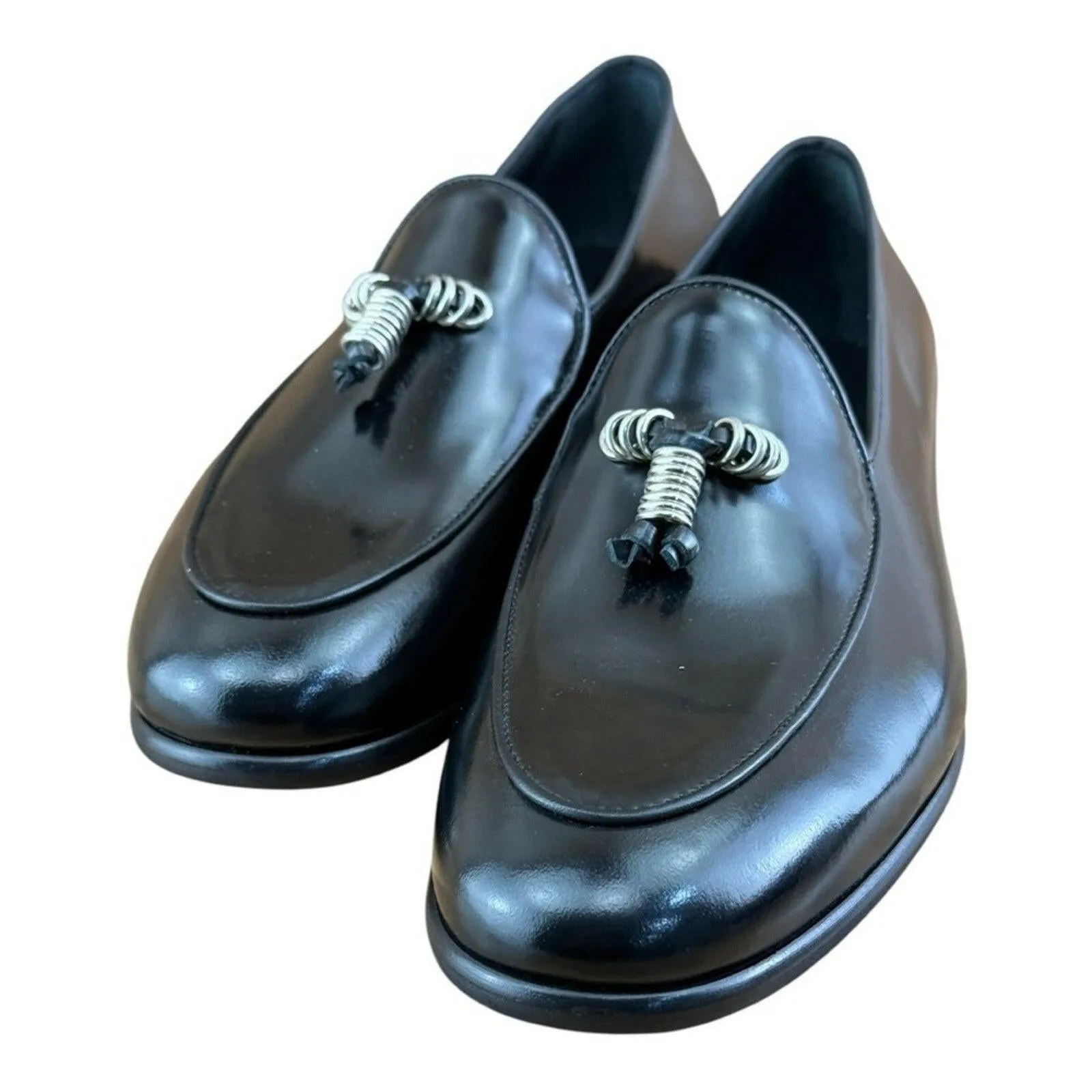 Florshein Imperial Black Loafer  slip-on flats Men