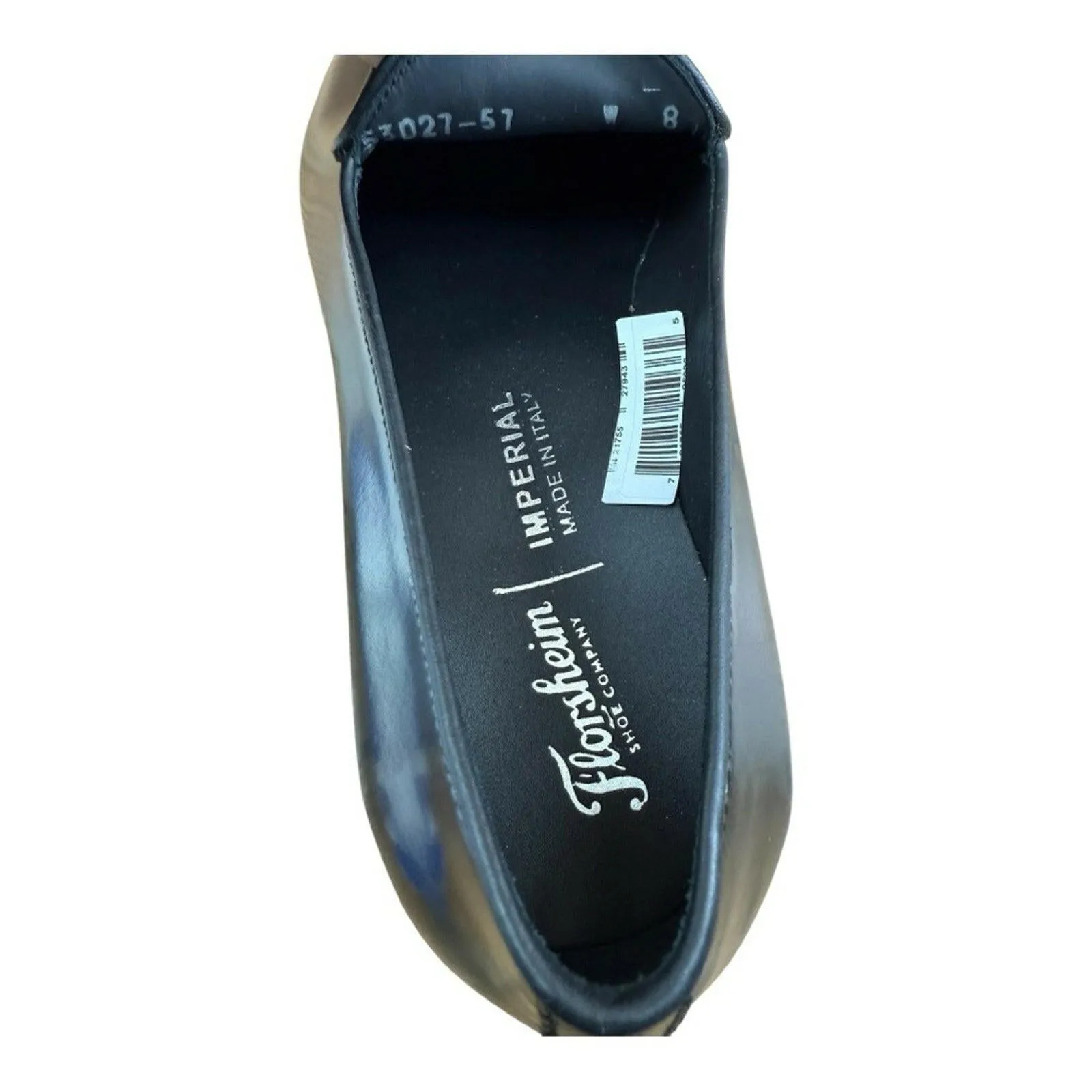 Florshein Imperial Black Loafer  slip-on flats Men