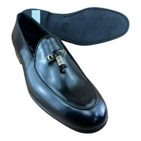 Florshein Imperial Black Loafer  slip-on flats Men