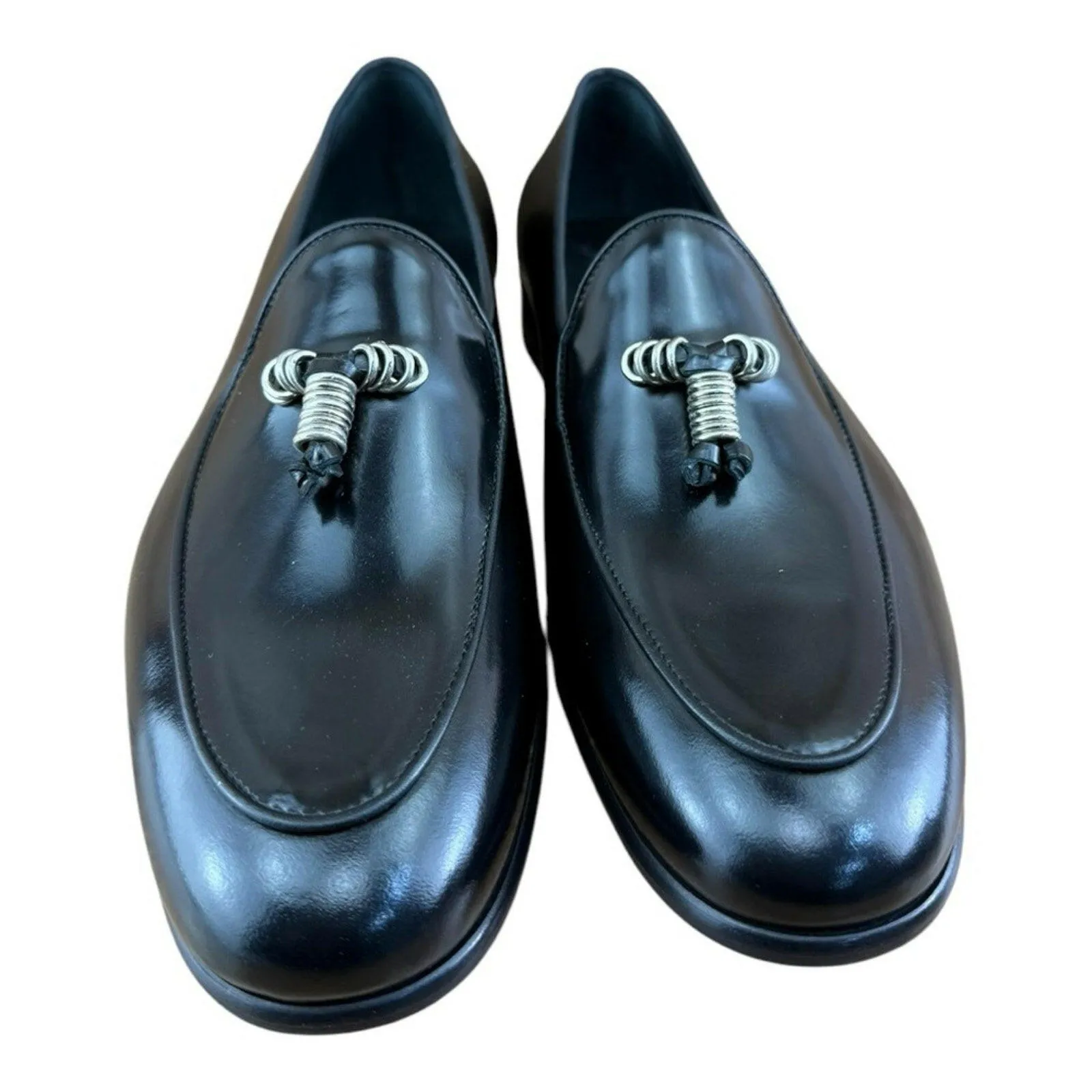 Florshein Imperial Black Loafer  slip-on flats Men