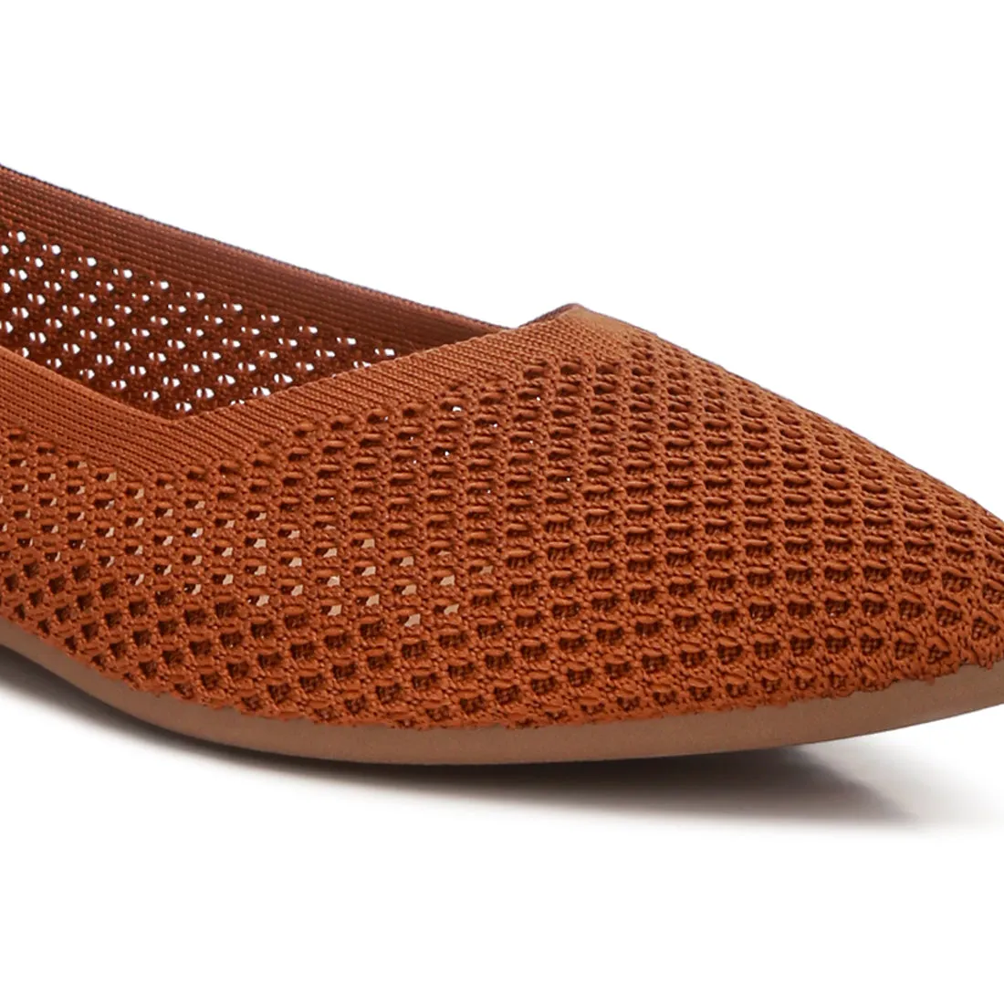 Fly Knit Slip-On Ballerinas