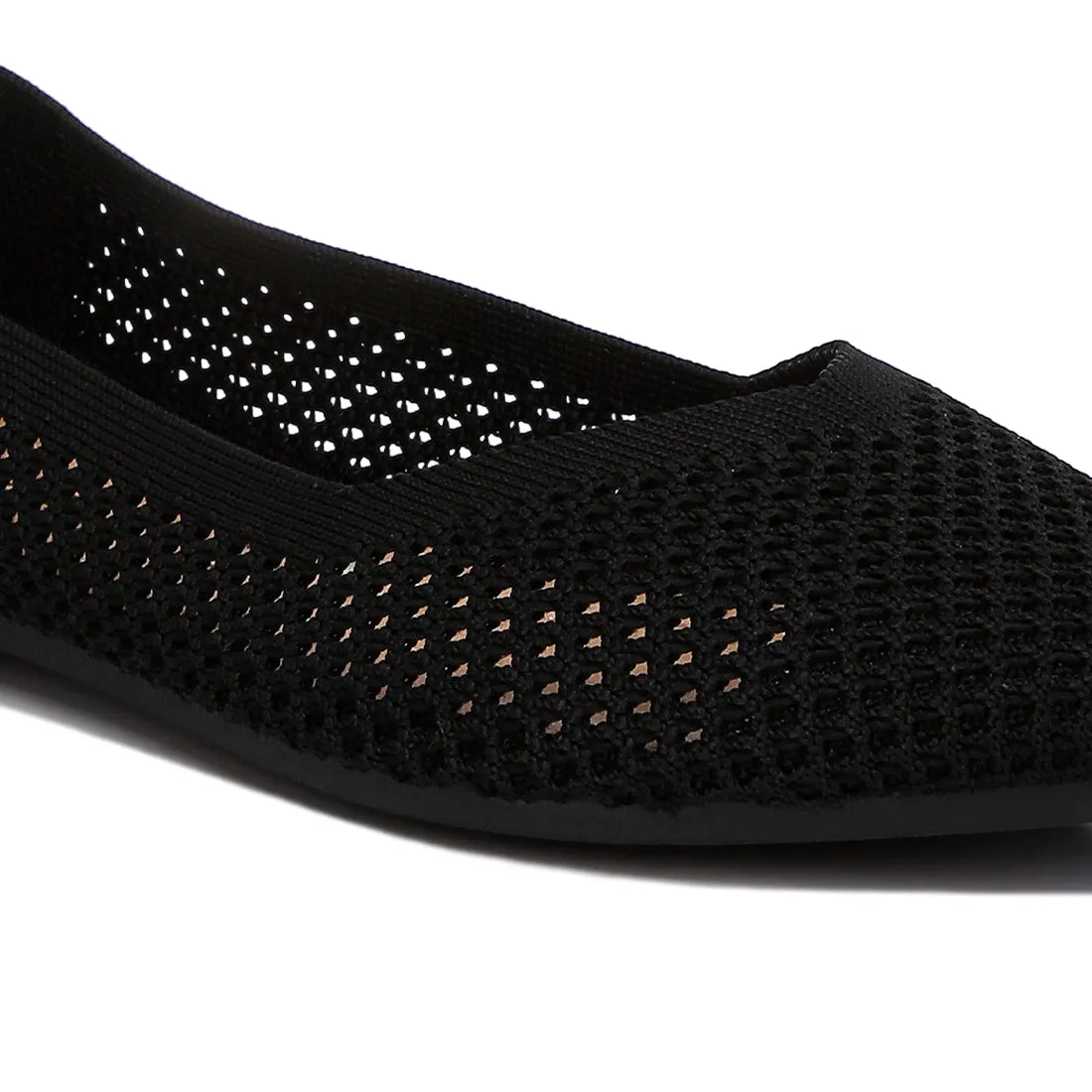 Fly Knit Slip-On Ballerinas