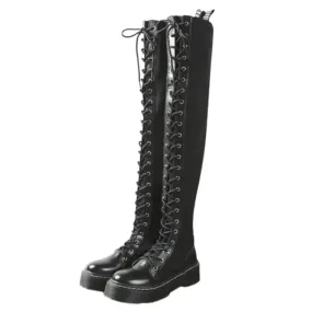 Funki Buys | Boots | Women's Platform Over Knee Sneaker Boot