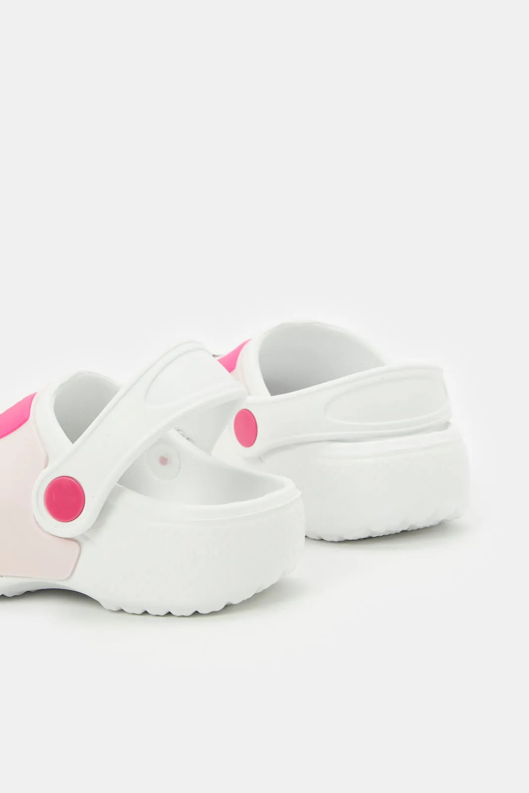 Girls White Lol Character Clog
