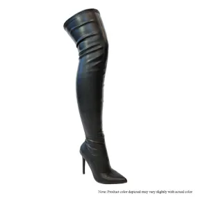 Gisele - Black PU {Order 1/2 Size Larger}