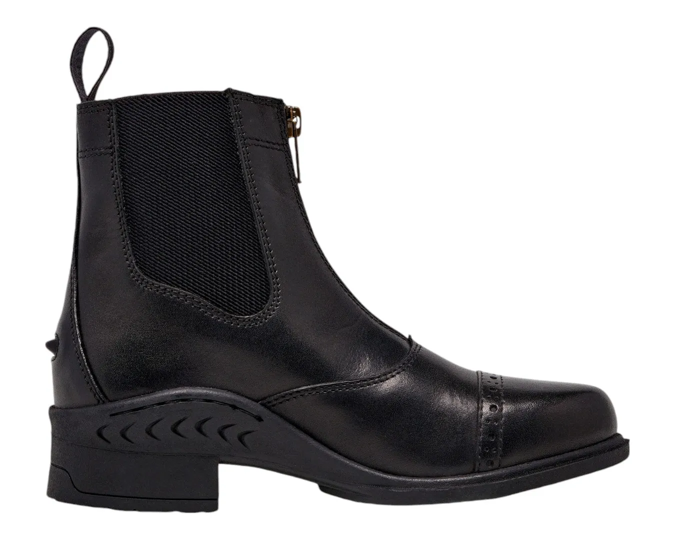 Huntington Ladies Leather Zipper Boot
