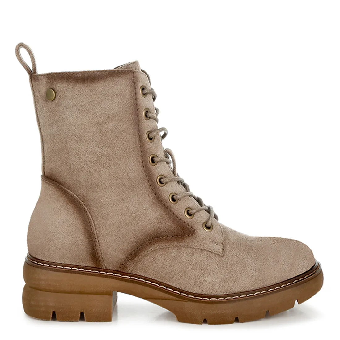 Lace Up High Ankle Boots