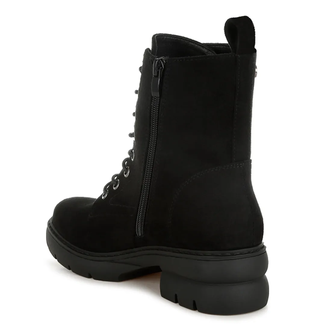 Lace Up High Ankle Boots