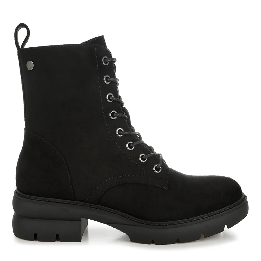 Lace Up High Ankle Boots