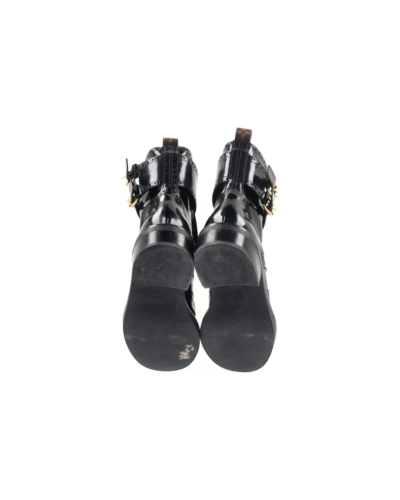 Louis Vuitton Midtown Ankle Boots in Black Leather