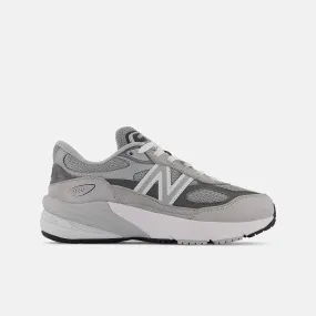 New Balance - FuelCell 990V6 Grey with Silver Kids PC990GL6