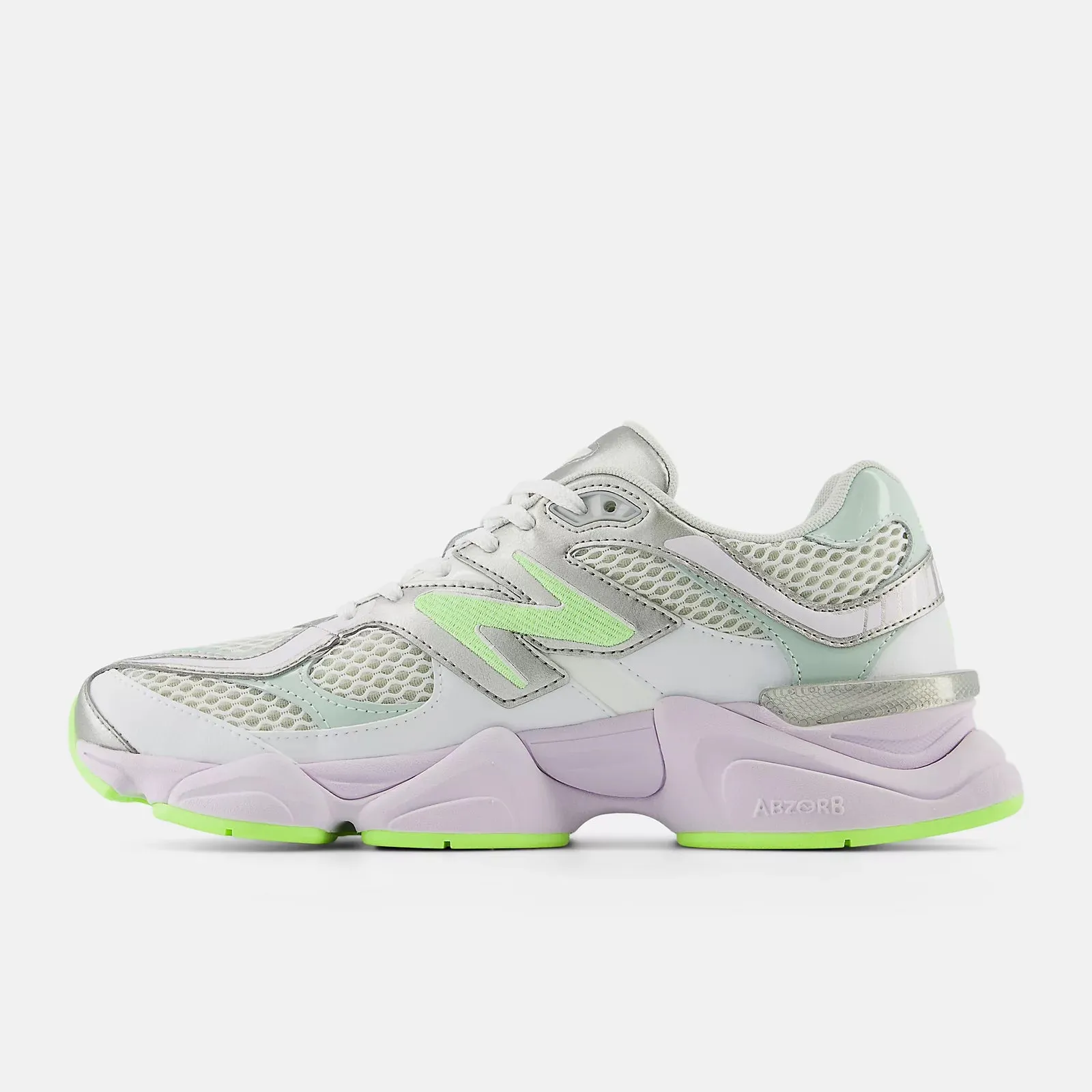 New Balance - U9060AGT White with Silver Metalic and Taro