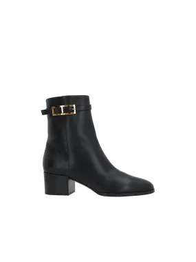 Nora Nappa Leather Ankle Boots
