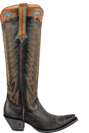 Old Gringo Women's Yucatan Tall Cowgirl Boots - Black