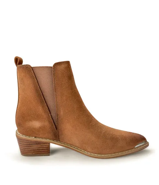 Online Exclusive | Wylie Suede Ankle Boot in Tan