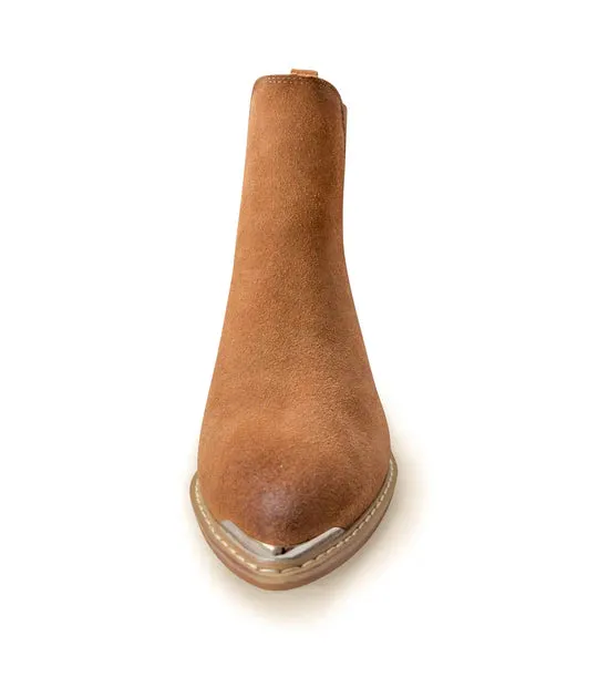 Online Exclusive | Wylie Suede Ankle Boot in Tan