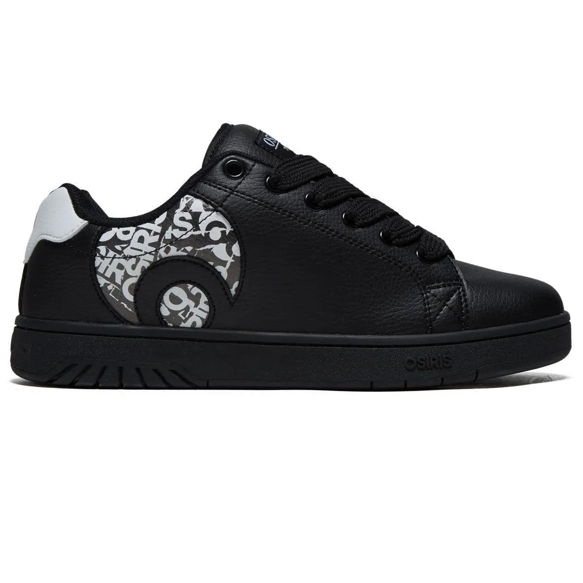 Osiris Troma Alt Shoes - Black/White/Black