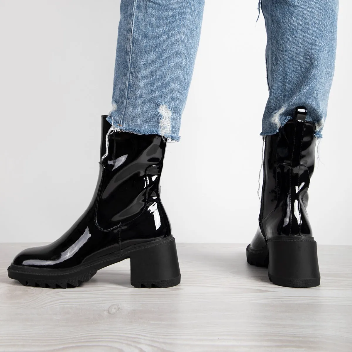 RAID Ennis Ankle Boot in Black