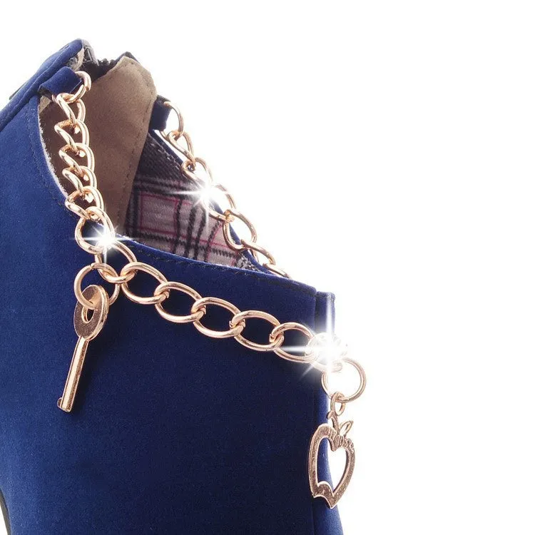 Round Toe Ankle Boots