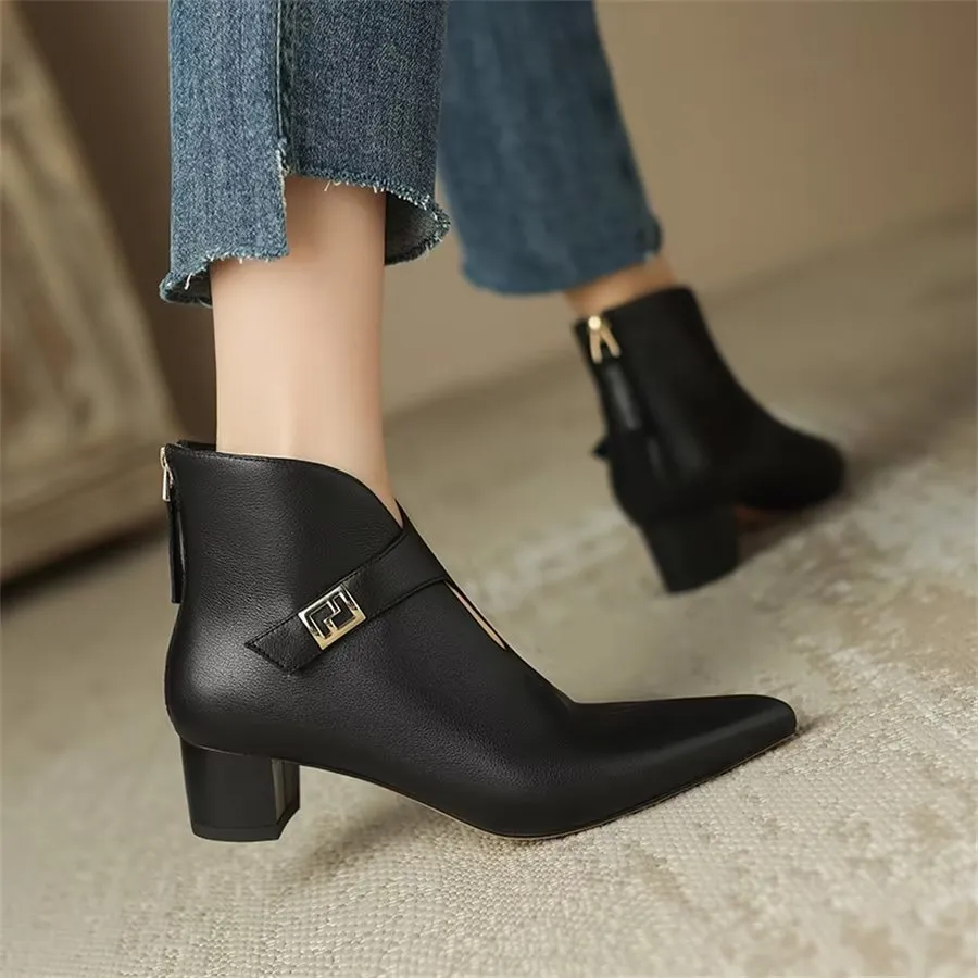 Serpatura Chic Ankle Zip Boots