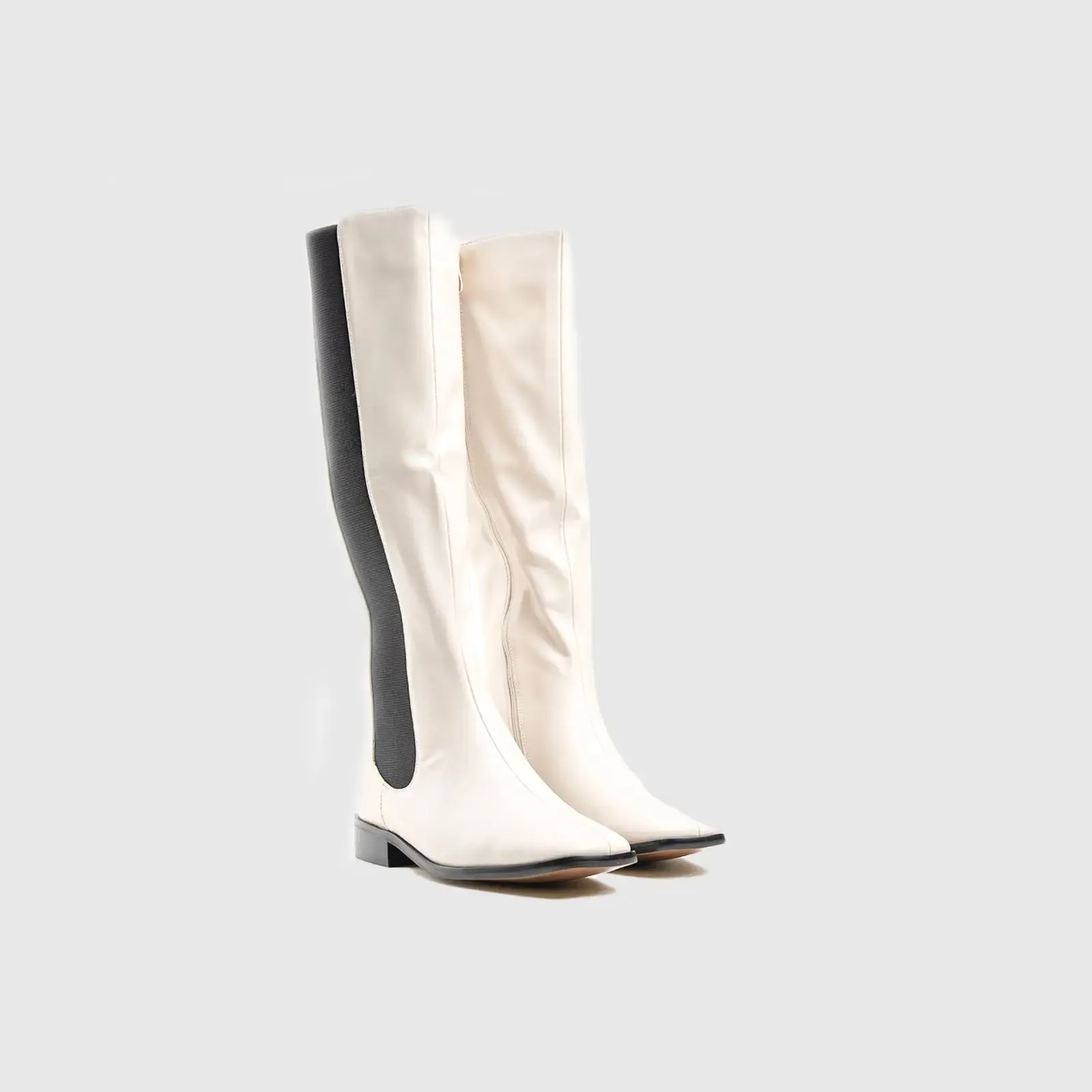 Statement Rider Boot Black/White Car028