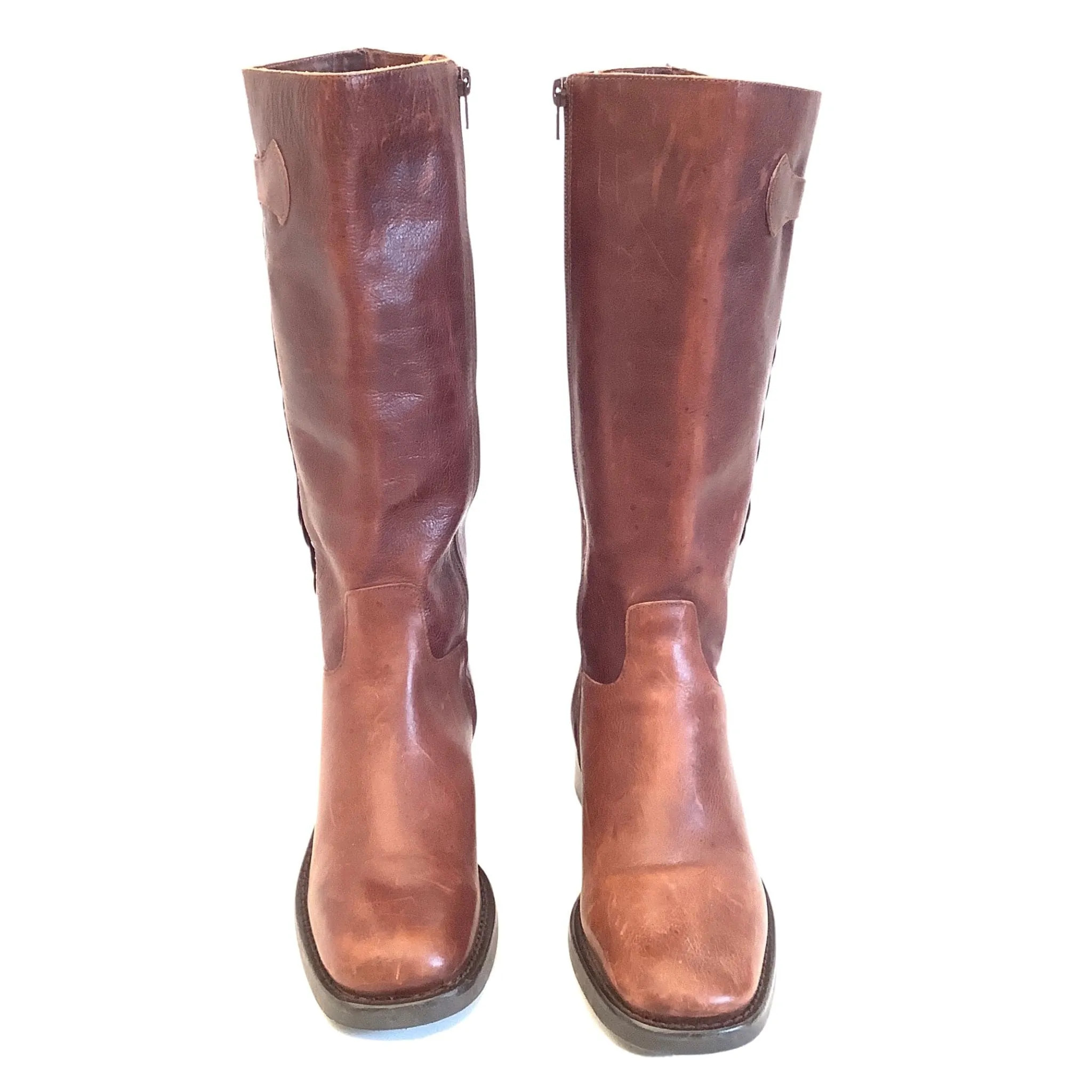 Tall Brown Leather Boots