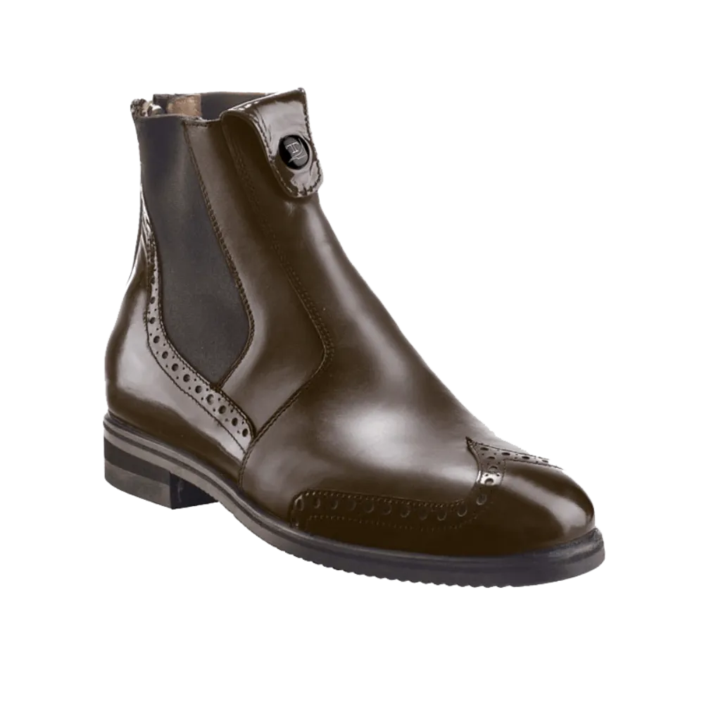 Tucci Short Boots Marilyn with Punched Patent Detail (Instant Dispatch)  (CLEARANCE)