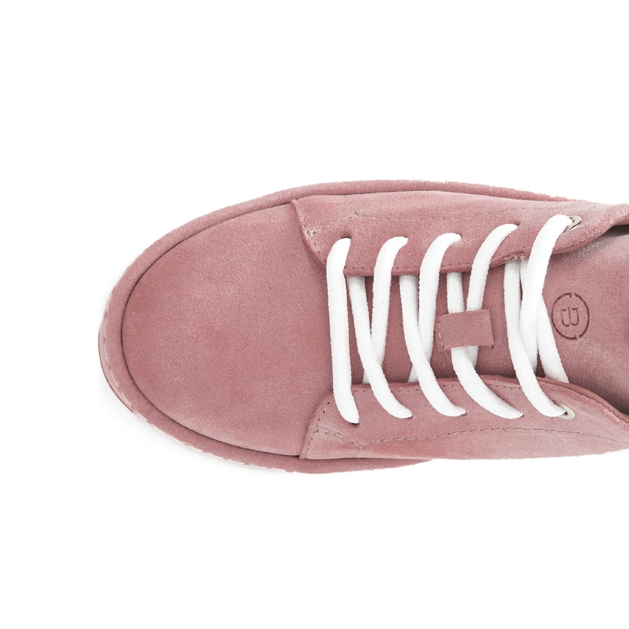 Women's Suede Calf Leather Handmade Sneakers W5007