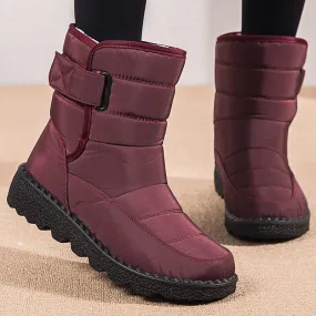 Women's Winter Waterproof Low Heel Ankle Boots Clearance